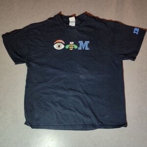Vintage IBM "Eye Bee M" Rebus T-Shirt - Paul Rand Design - XL Black